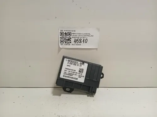Centralina A166 830 02 54 CENTRALINA POMPA CARBURANTE Mercedes Classe ML W166 2012