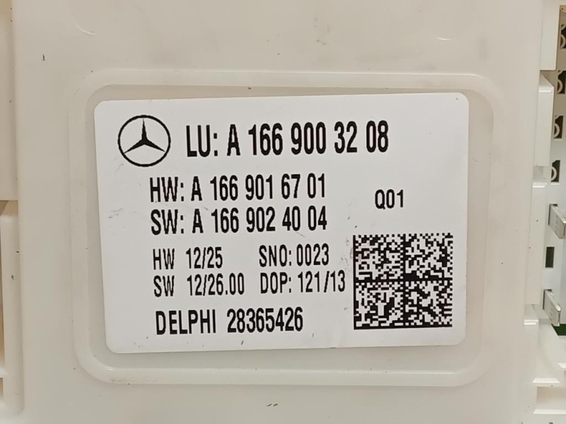 Centralina A1669003208 Mercedes Classe ML W166 2012