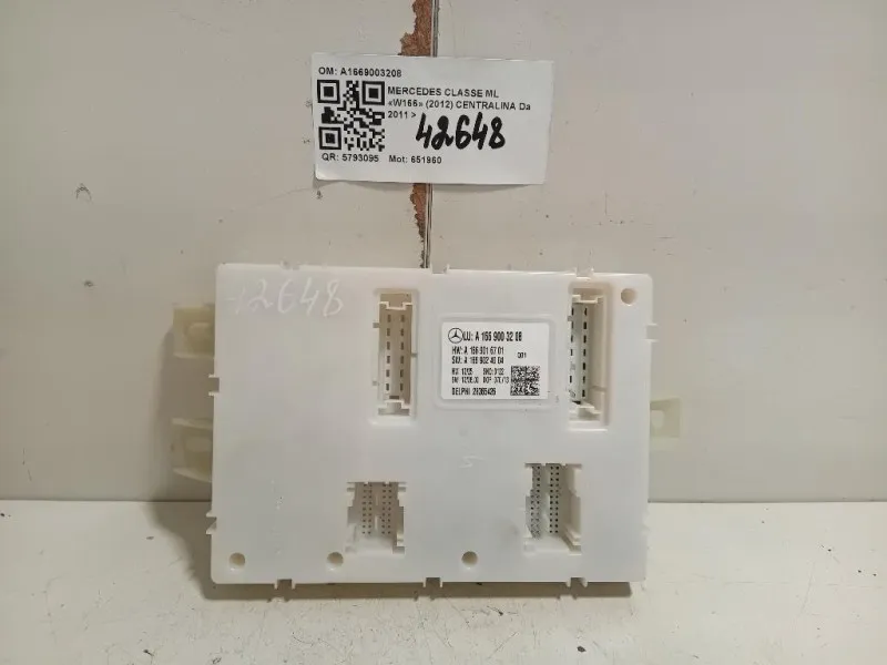 Centralina A1669003208 Mercedes Classe ML W166 2012