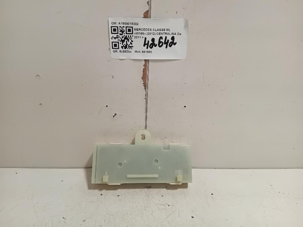 Centralina A1669016302 Mercedes Classe ML W166 2012