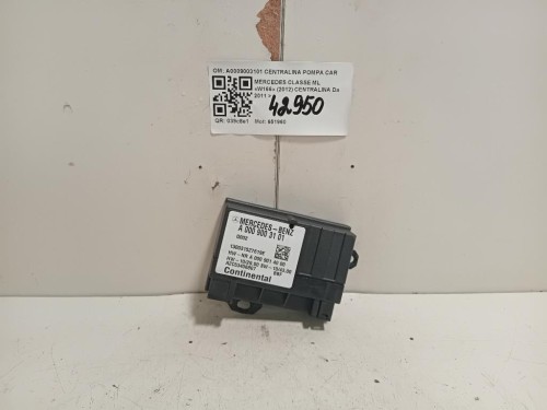 Centralina A0009003101 CENTRALINA POMPA CARBURANTE Mercedes Classe ML W166 2012