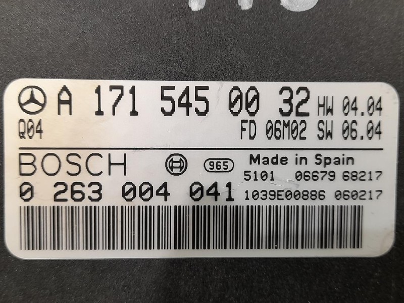 Centralina A1718201626 CENTRALINA PARKTRONIC Mercedes Classe SLK R171 2004