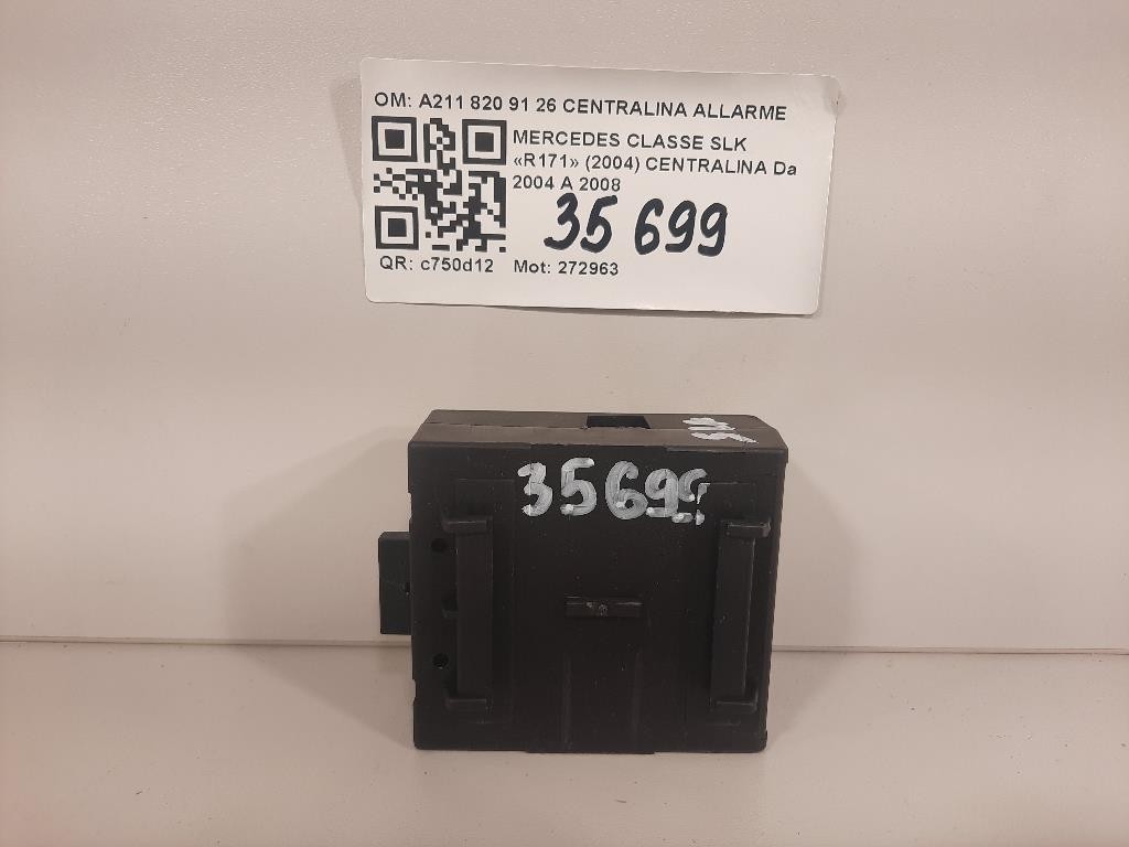 Centralina A211 820 91 26 CENTRALINA ALLARME Mercedes Classe SLK R171 2004