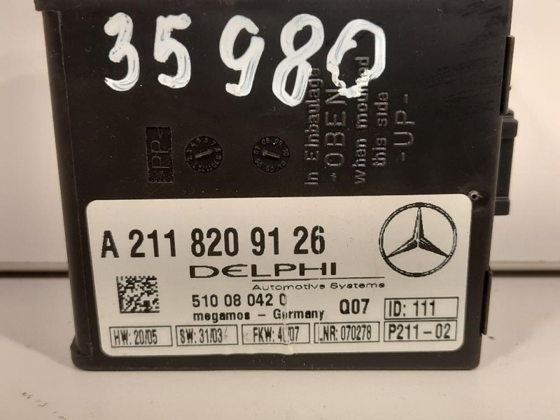 Centralina A2118209126 CENTRALINA ALLARME Mercedes Classe SLK R171 2004