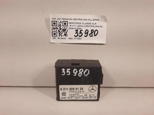Centralina A2118209126 CENTRALINA ALLARME Mercedes Classe SLK R171 2004