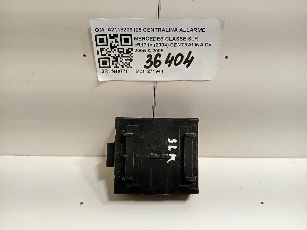 Centralina A2118209126 CENTRALINA ALLARME Mercedes Classe SLK R171 2004