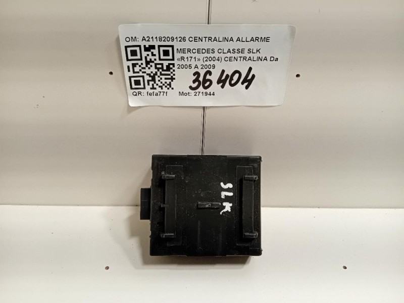 Centralina A2118209126 CENTRALINA ALLARME Mercedes Classe SLK R171 2004