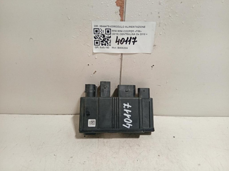 Centralina 8644475-03MODULO ALIMENTAZIONE Mini MINI Cooper F56 2018