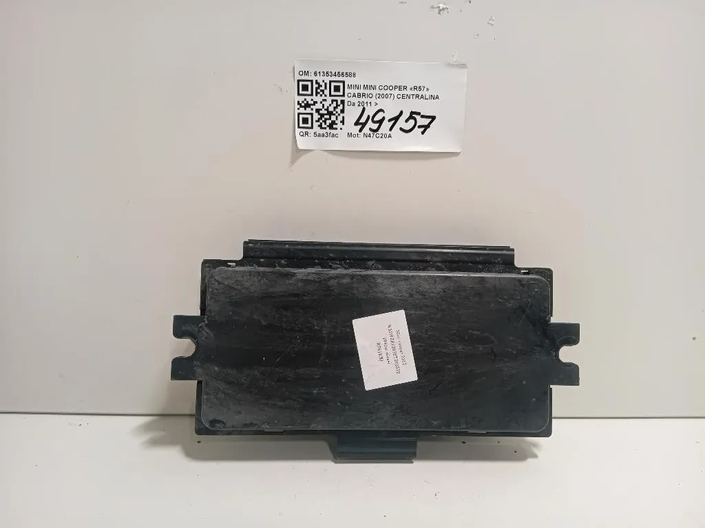 Centralina 61353456588 Mini MINI Cooper R57 Cabrio 2007
