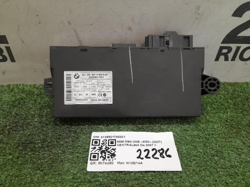Centralina 6135921785301 Mini MINI ONE R56 2007