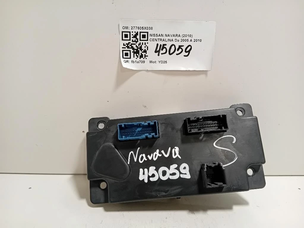 Centralina 277605X038 Nissan Navara 2010