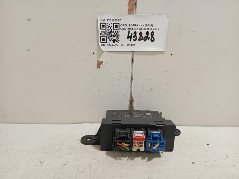 Centralina 420103327 Opel Astra K 2016