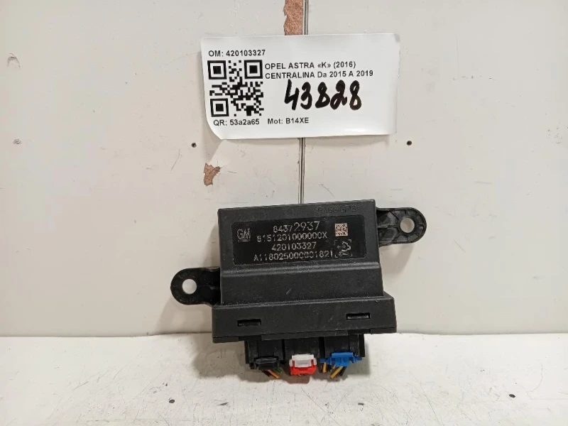 Centralina 420103327 Opel Astra K 2016