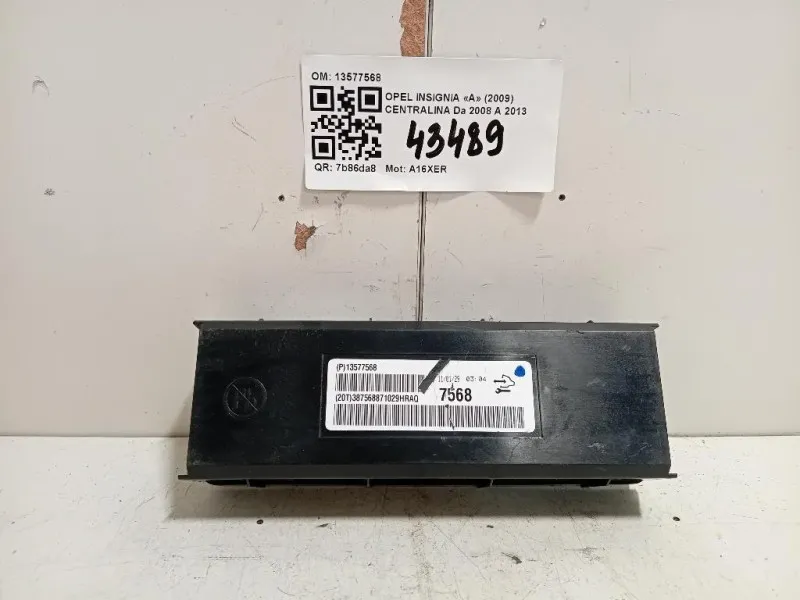 Centralina 13577568 Opel Insignia A 2009