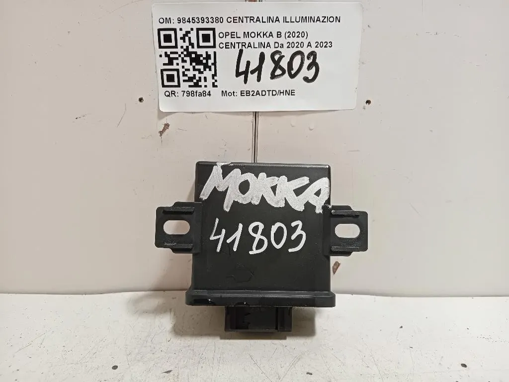 Centralina 9845393380 CENTRALINA ILLUMINAZIONE Opel Mokka B 2020