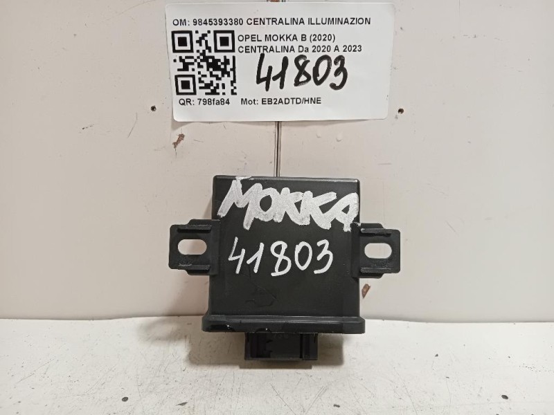 Centralina 9845393380 CENTRALINA ILLUMINAZIONE Opel Mokka B 2020