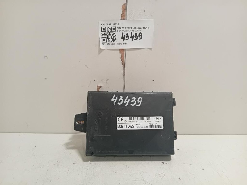 Centralina 284B12763R Smart Forfour 453 2015