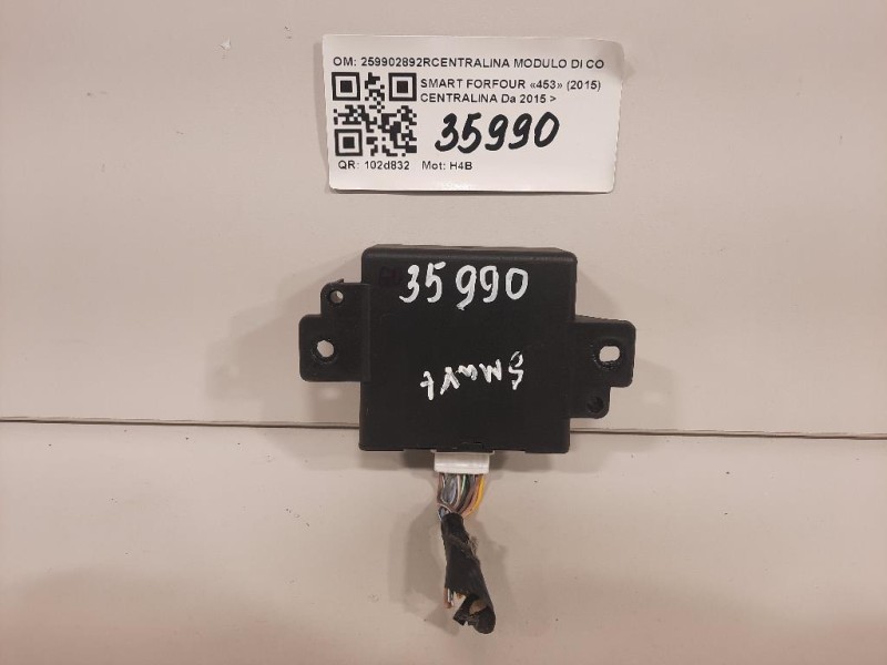 Centralina 259902892RCENTRALINA MODULO DI CONTROLLO Smart Forfour 453 2015