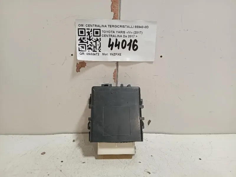 Centralina CENTRALINA TERGICRISTALLI 85940-0D030 Toyota Yaris IV 2017