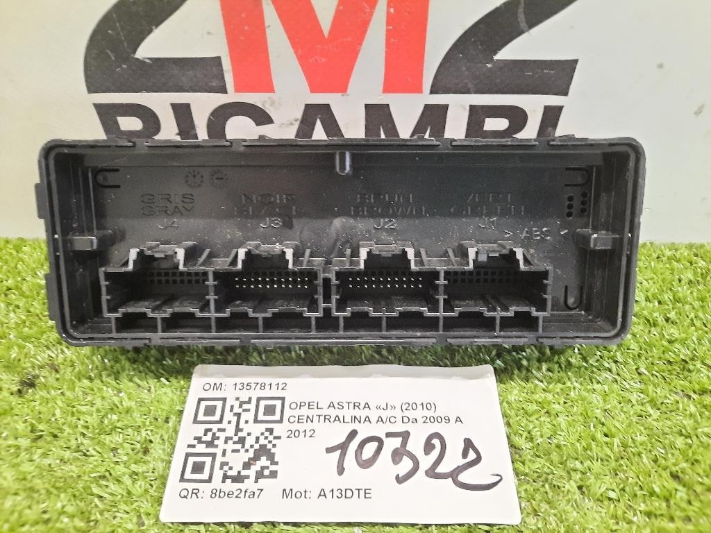 Centralina AC 13578112 Opel Astra J 2010