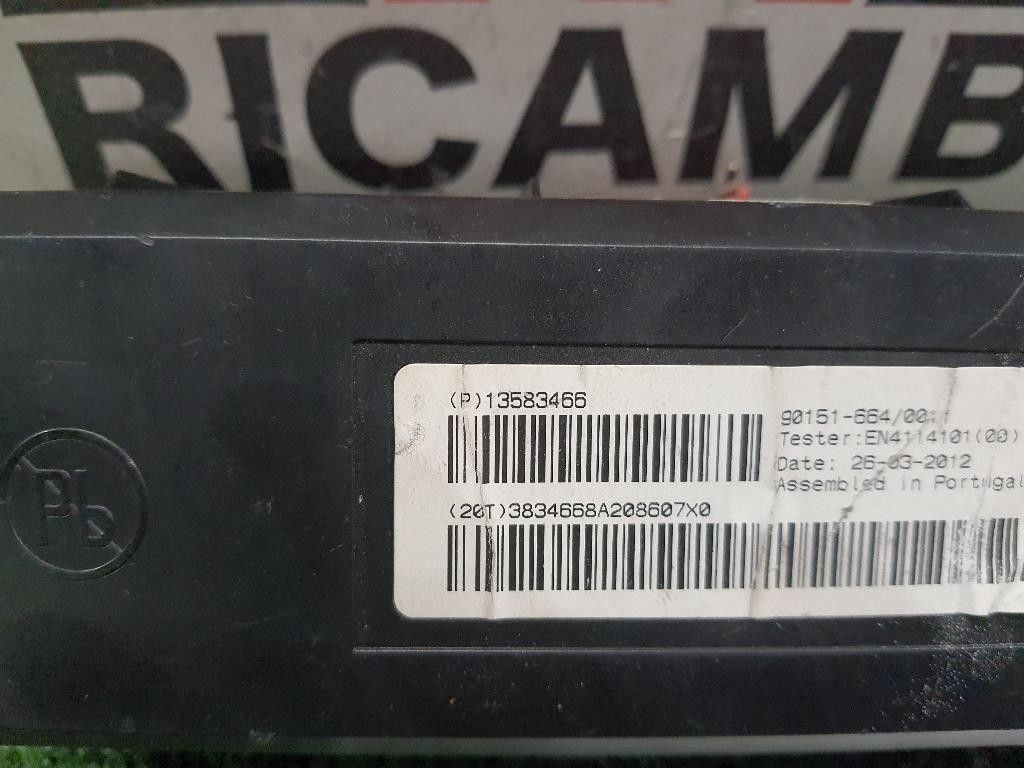 Centralina AC 13583466 Opel Astra J 2010