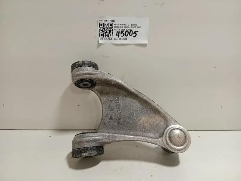 Braccio Oscillante ANT SX 0051776327 Alfa Romeo GT 2004