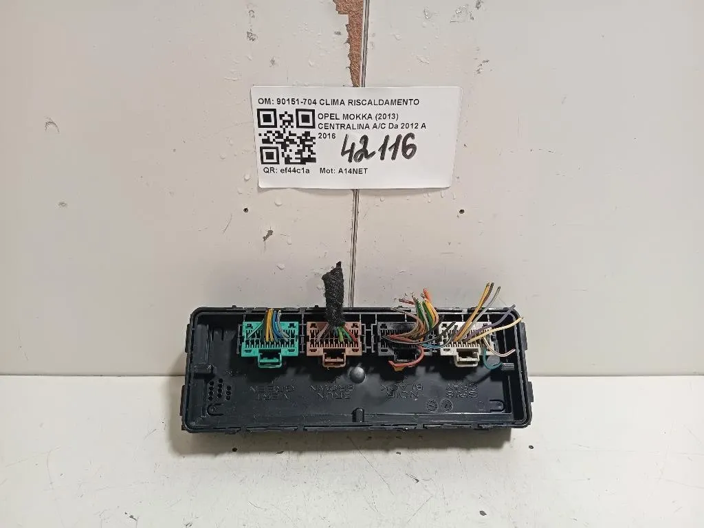 Centralina AC 90151-704 CLIMA RISCALDAMENTO Opel Mokka 2013