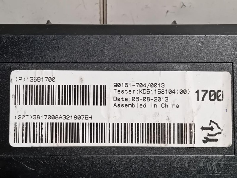 Centralina AC 13591700 Opel Mokka 2013