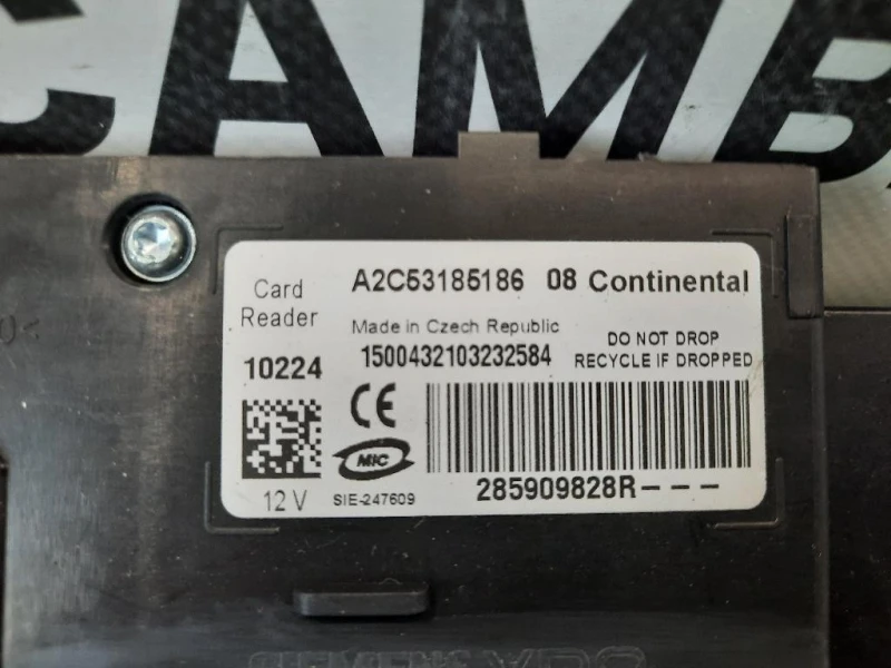 Centralina Accensione 285909828R Renault Mégane III SW 2009