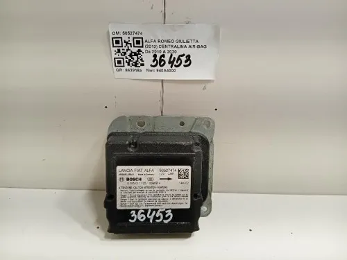 Centralina Air-bag 50527474 Alfa Romeo Giulietta 2010