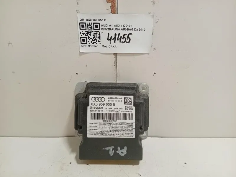 Centralina Air-bag 8X0 959 655 B Audi A1 8X1 2010