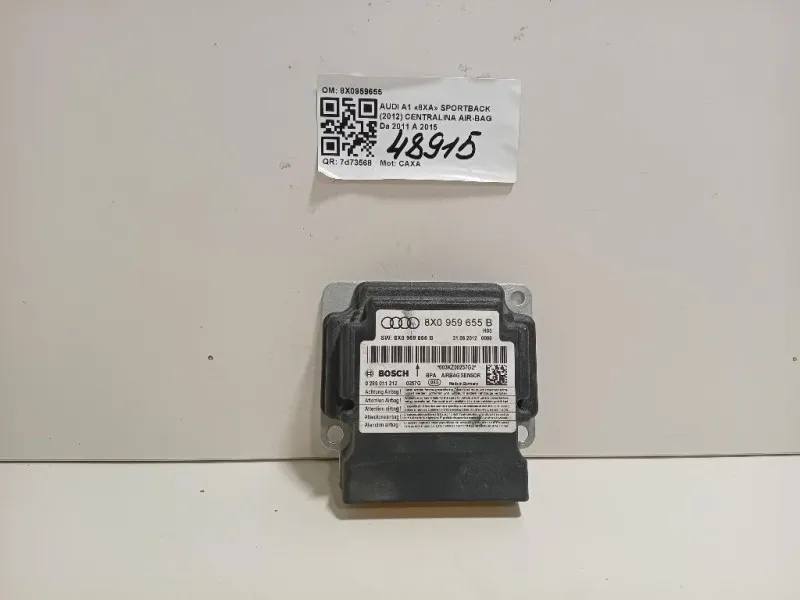 Centralina Air-bag 8X0959655 Audi A1 8XA Sportback 2012