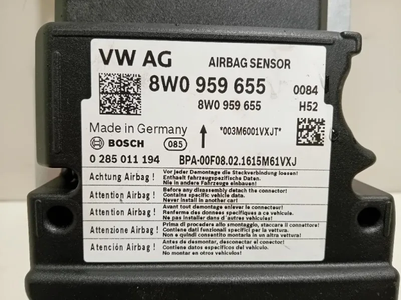 Centralina Air-bag 8W0959655 Audi A4 8W5 Avant 2015