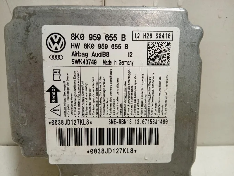 Centralina Air-bag 8K0 959 655 B Audi A5 8T3 2008