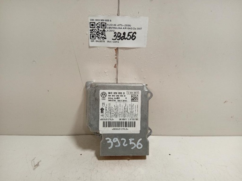Centralina Air-bag 8K0 959 655 B Audi A5 8T3 2008