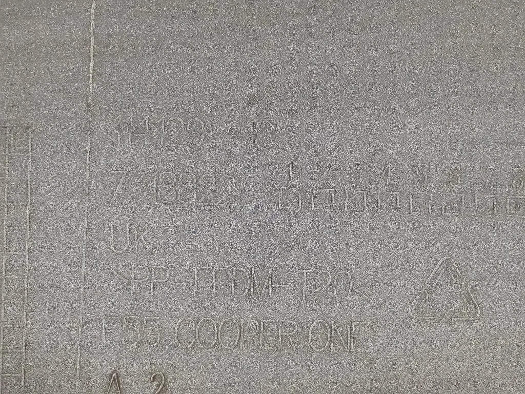 Paraurti POST 7318822 Mini MINI ONE F55 2014