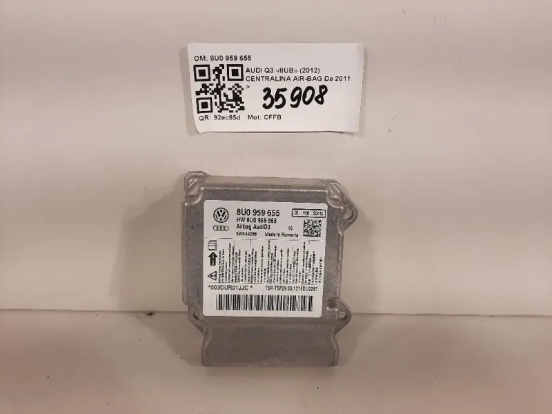 Centralina Air-bag 8U0 959 655 Audi Q3 8UB 2012