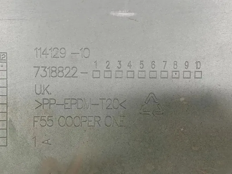 Paraurti POST 7318822 Mini MINI ONE F55 2014