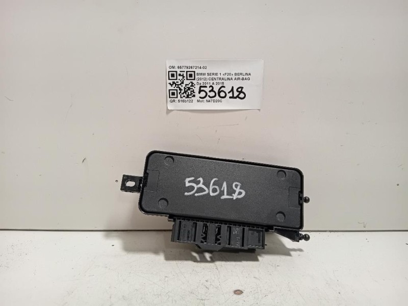Centralina Air-bag 65779267214-02 Bmw Serie 1 F20 Berlina 2012
