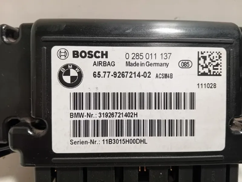 Centralina Air-bag 6577926721402 Bmw Serie 1 F20 Berlina 2012