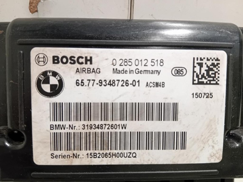 Centralina Air-bag 0285012518 Bmw Serie 1 F20 Berlina 2012
