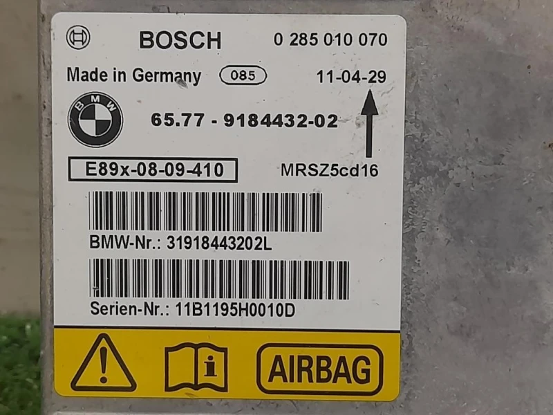 Centralina Air-bag 65779184432-02 Bmw Serie 3 E90 Berlina 2005