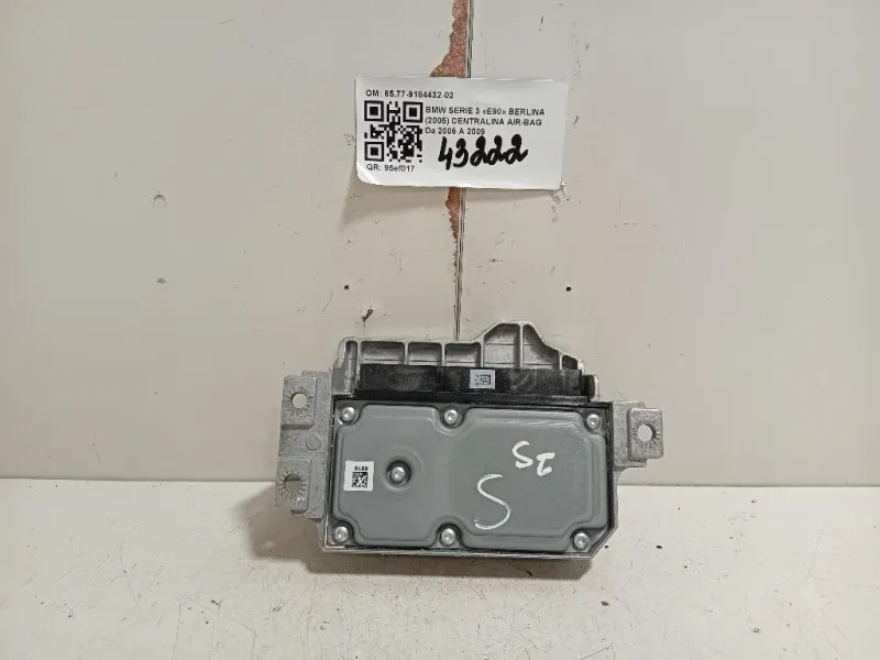 Centralina Air-bag 6577-9184432-02 Bmw Serie 3 E90 Berlina 2005