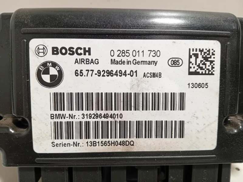 Centralina Air-bag 6577929649401 Bmw Serie 3 F30 Berlina 2012