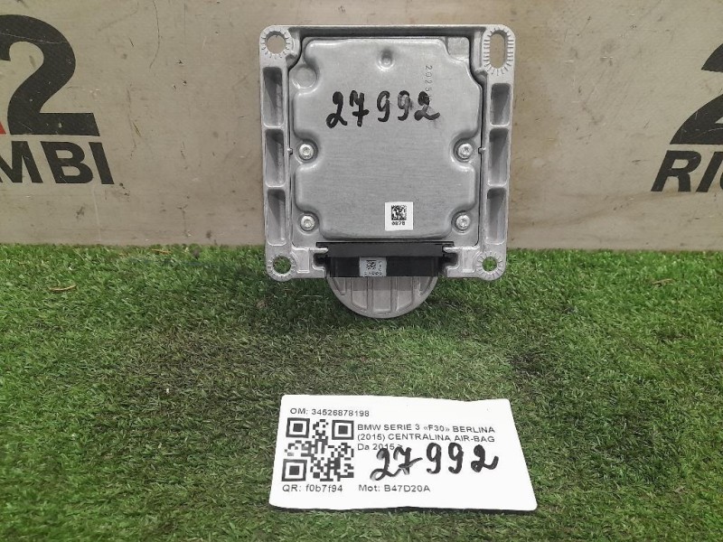Centralina Air-bag 34526878198 Bmw Serie 3 F30 Berlina 2015