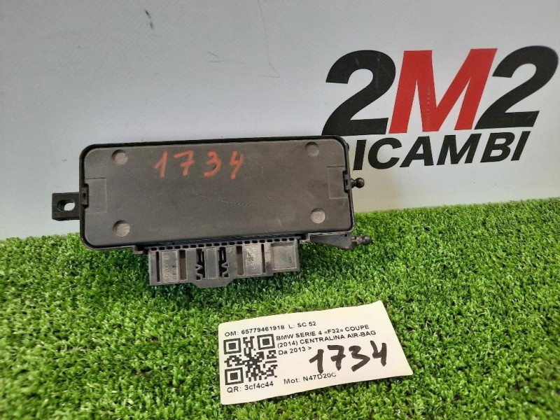Centralina Air-bag 65779348726 Bmw Serie 4 F32 Coupe 2014