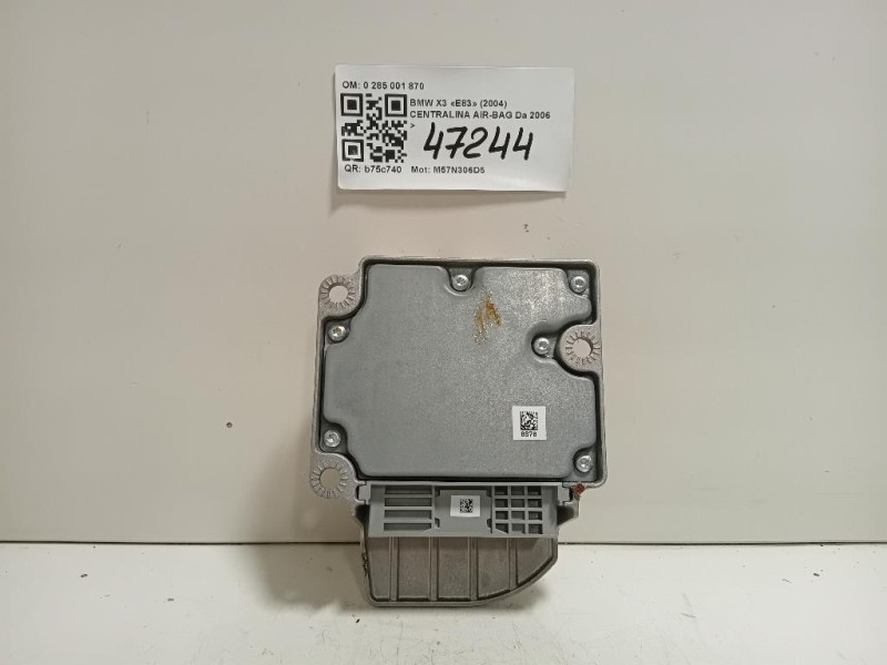 Centralina Air-bag 0 285 001 870 Bmw X3 E83 2004