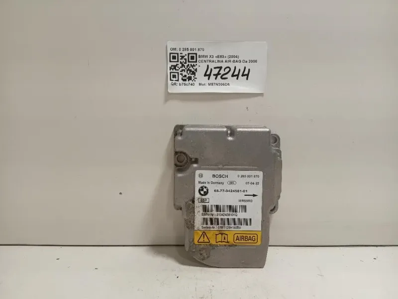 Centralina Air-bag 0 285 001 870 Bmw X3 E83 2004