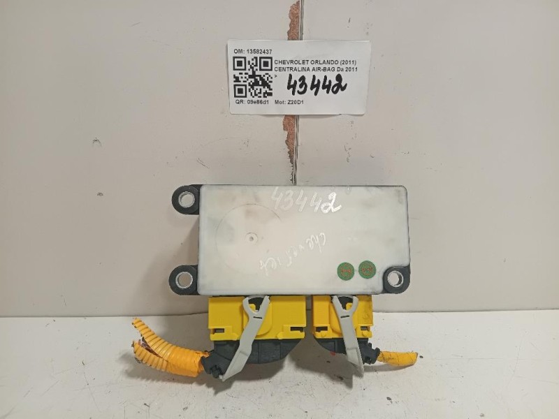 Centralina Air-bag 13582437 Chevrolet Orlando 2011