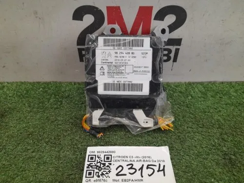 Centralina Air-bag 9829442880 Citroen C3 III 2016